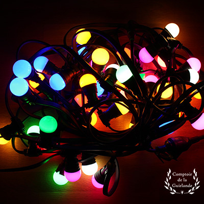 icon guirlande multicolore