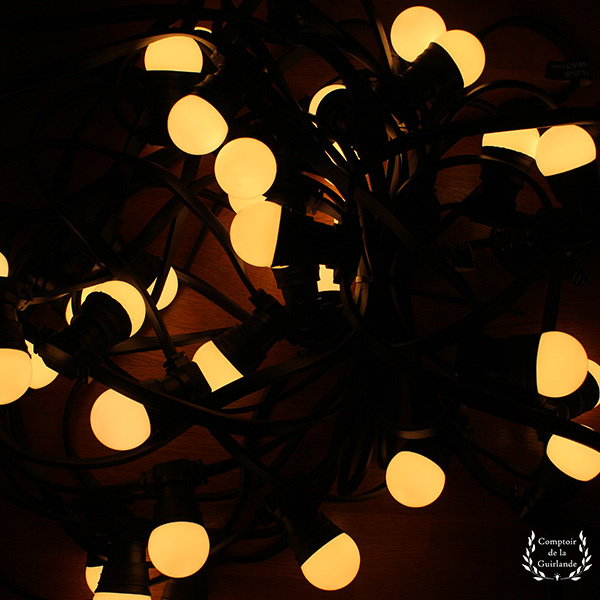 GUIRLANDE GUINGUETTE BLANC CHAUD